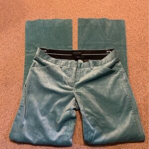 The Limited Teal Velvet Pants